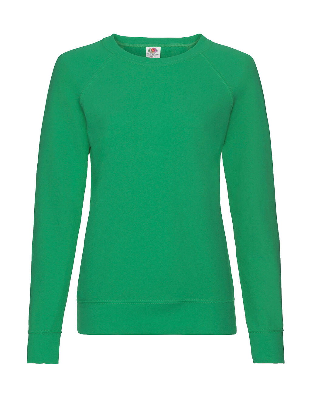  Ladies' Lightweight Raglan Sweat in Farbe Kelly Green