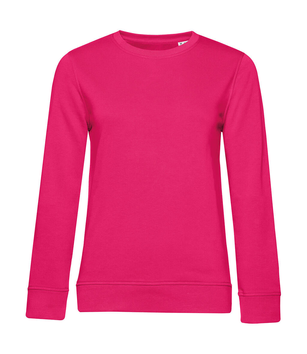 Organic Inspire Crew Neck /women_° in Farbe Magenta Pink