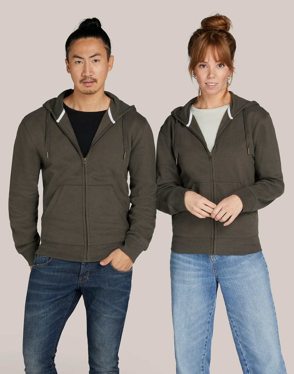 Signature Tagless Hooded Full Zip Unisex - ShirtStore