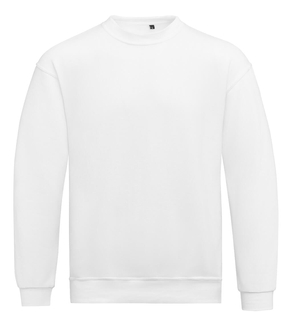  Unisex Crew Sweat  in Farbe White