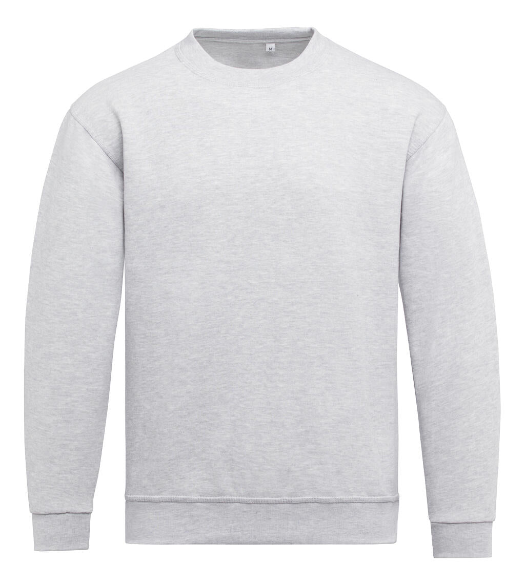  Unisex Crew Sweat  in Farbe Heather Grey