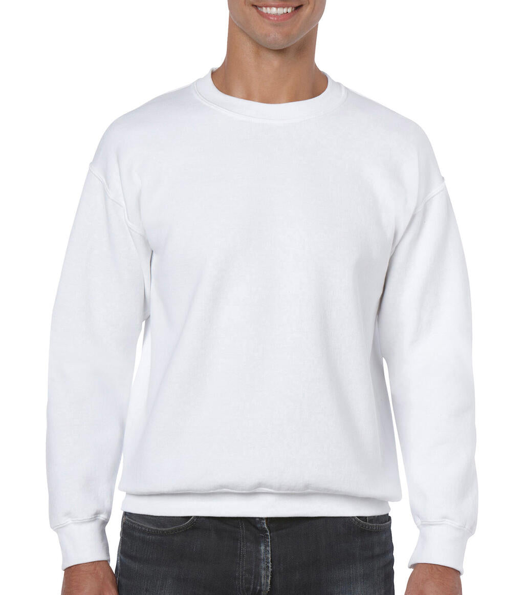  Heavy Blend Adult Crewneck Sweat in Farbe White