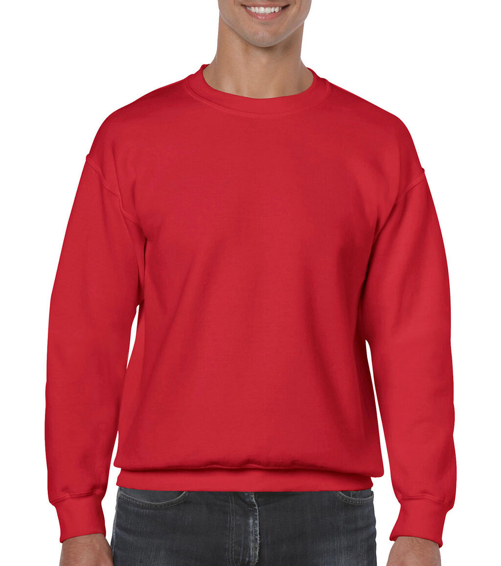  Heavy Blend Adult Crewneck Sweat in Farbe Red