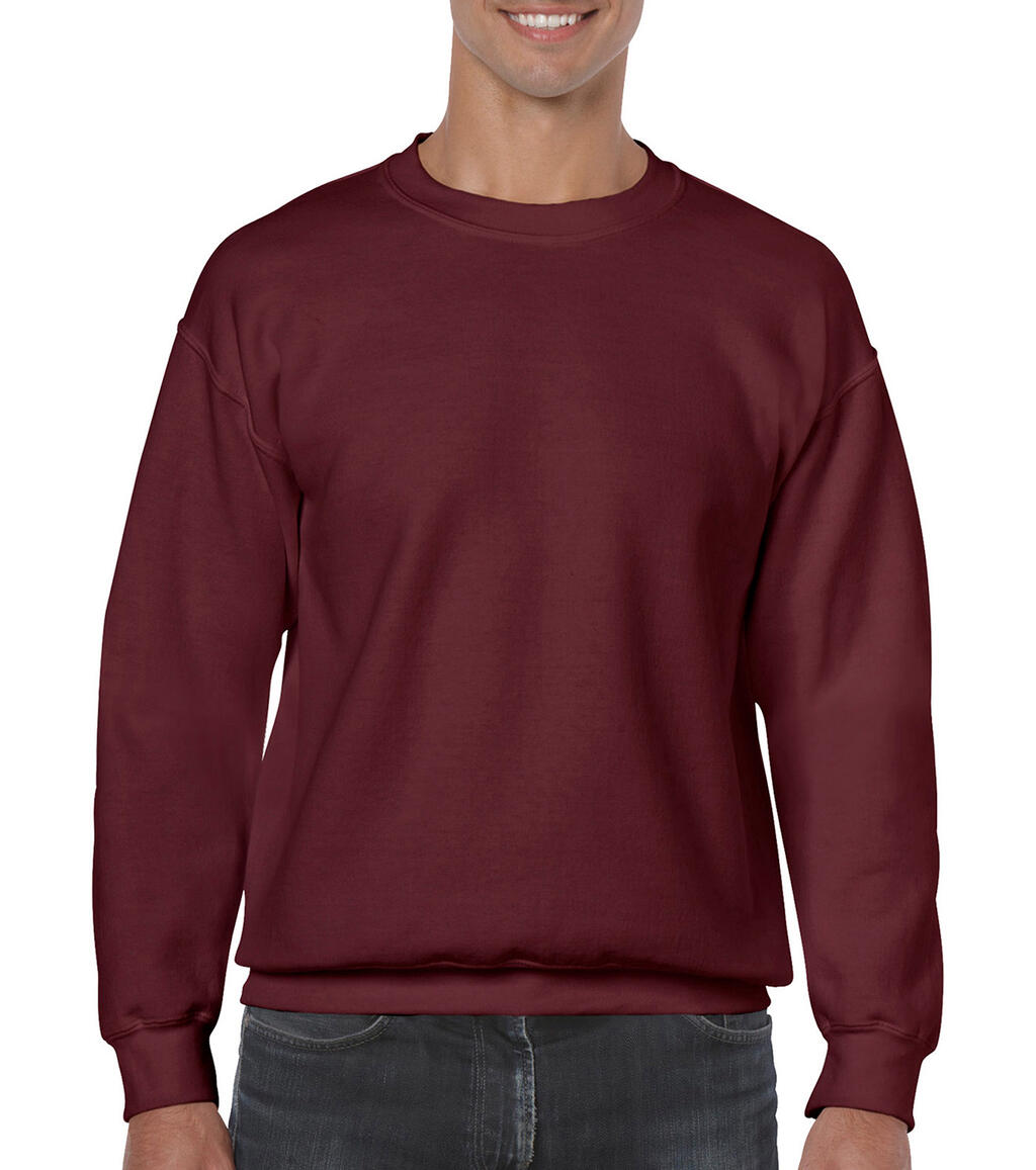  Heavy Blend Adult Crewneck Sweat in Farbe Maroon