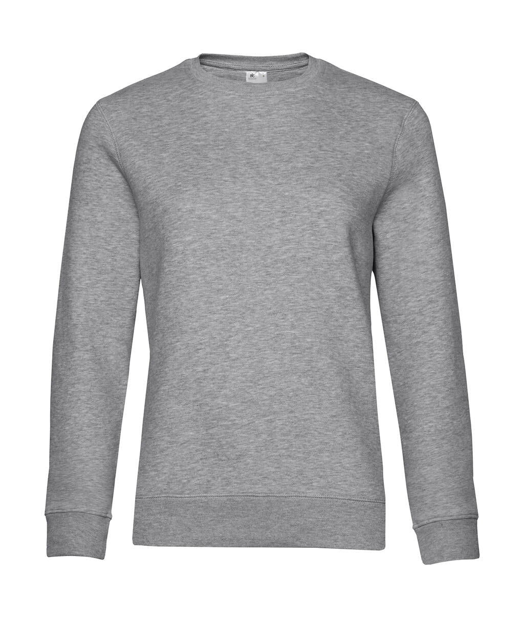  QUEEN Crew Neck_° in Farbe Heather Grey
