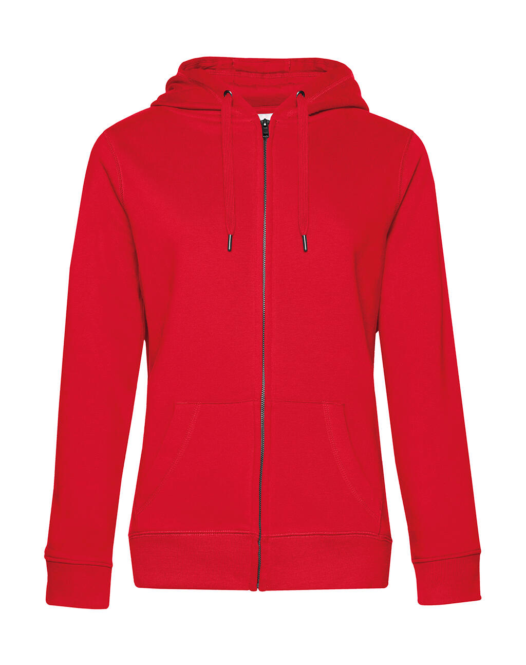  QUEEN Zipped Hood_° in Farbe Red