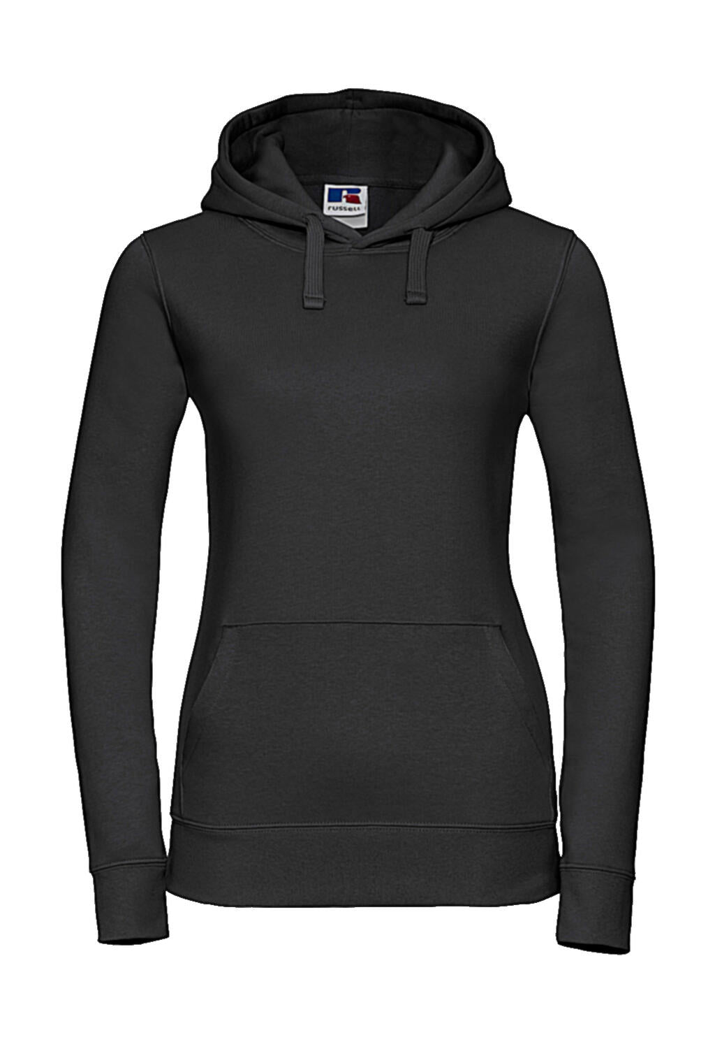  Ladies' Authentic Hooded Sweat in Farbe Black