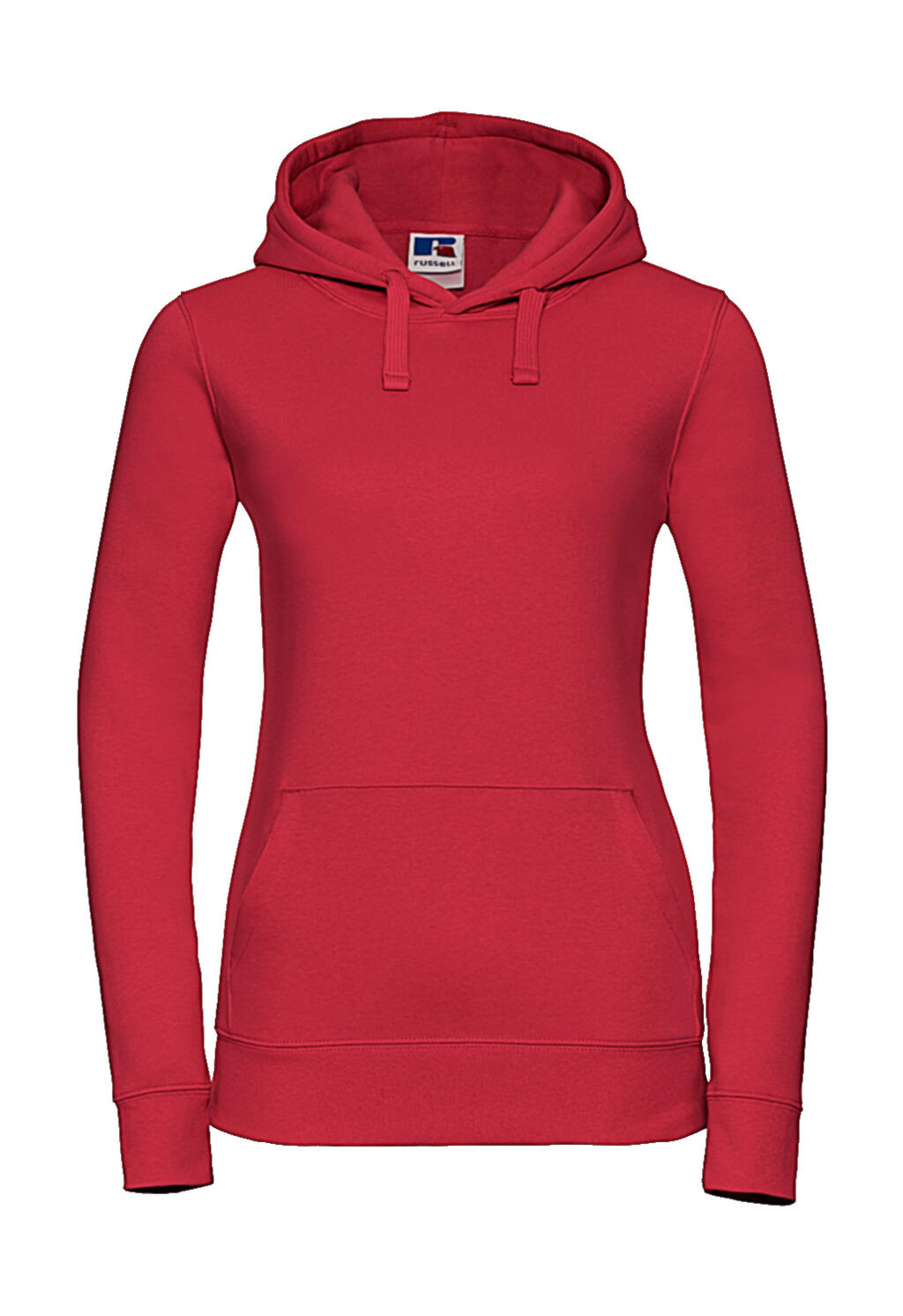  Ladies' Authentic Hooded Sweat in Farbe Classic Red