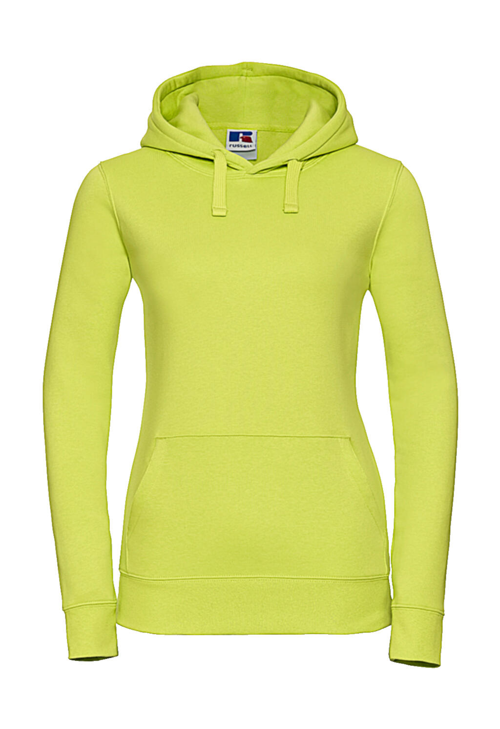  Ladies' Authentic Hooded Sweat in Farbe Lime
