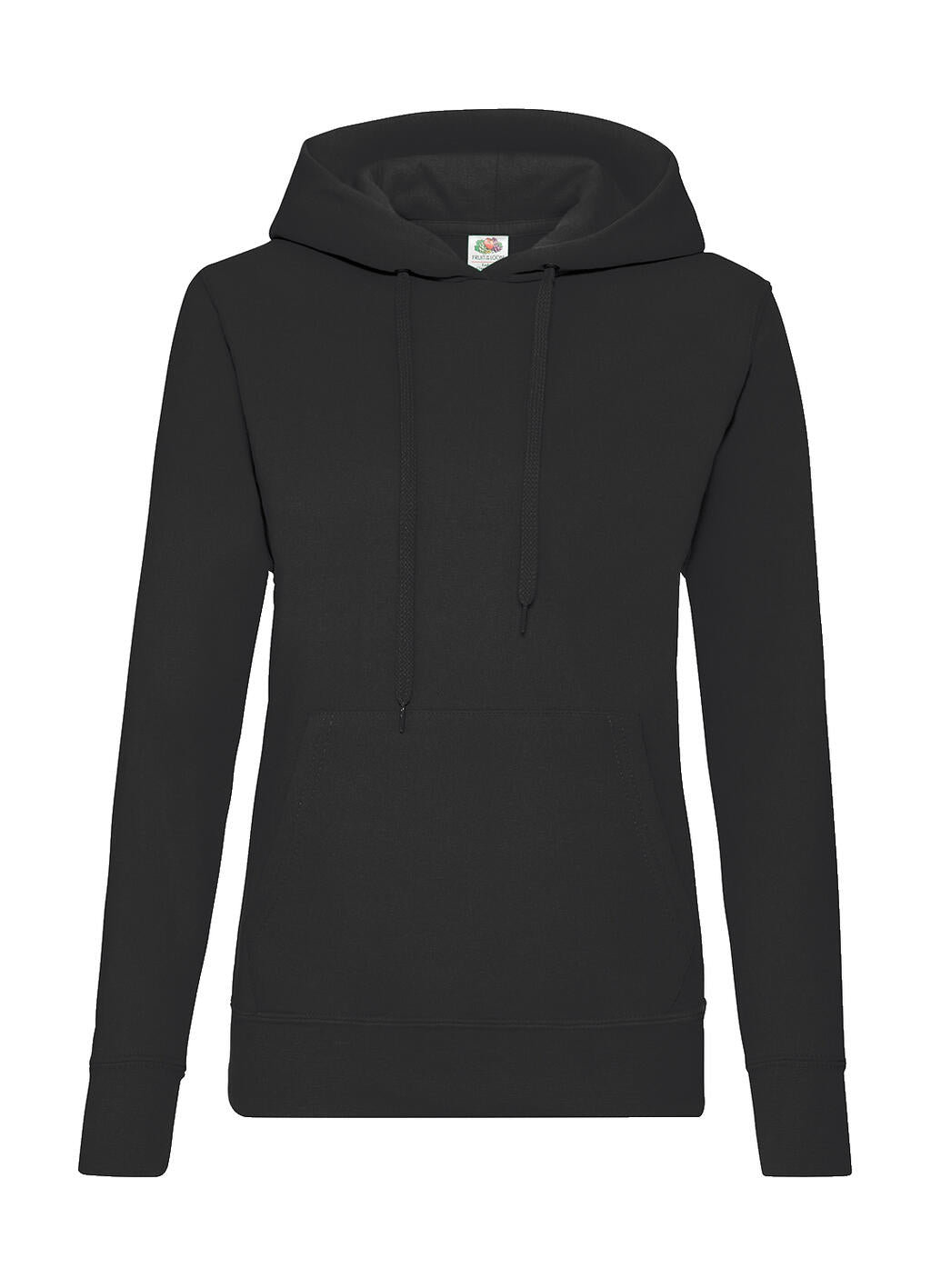  Ladies' Classic Hooded Sweat in Farbe Black