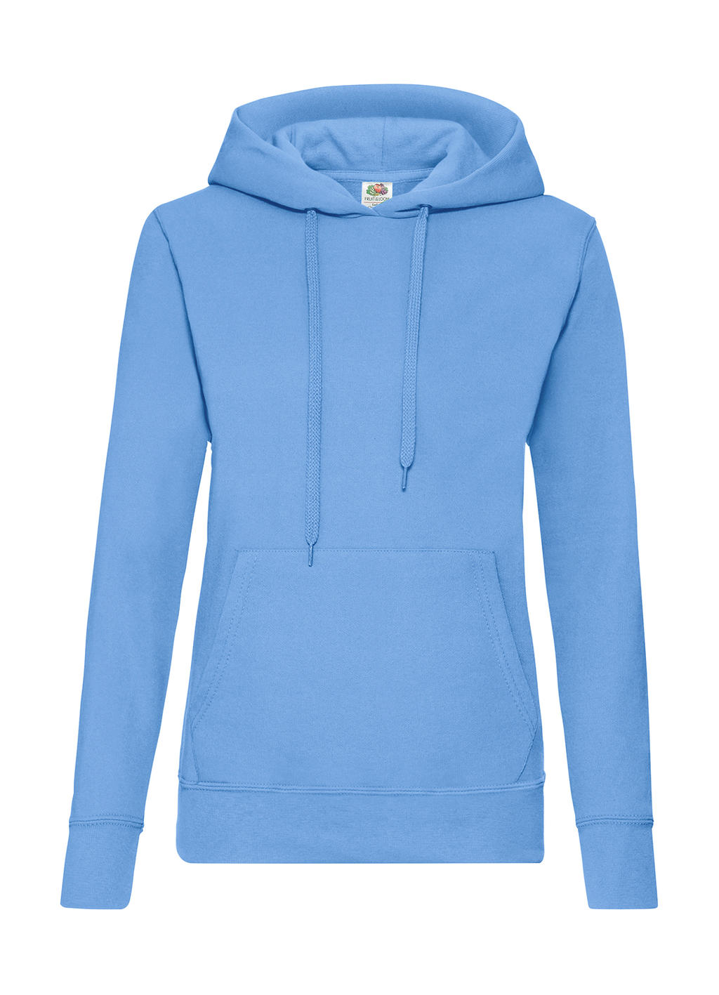  Ladies' Classic Hooded Sweat in Farbe Sky Blue
