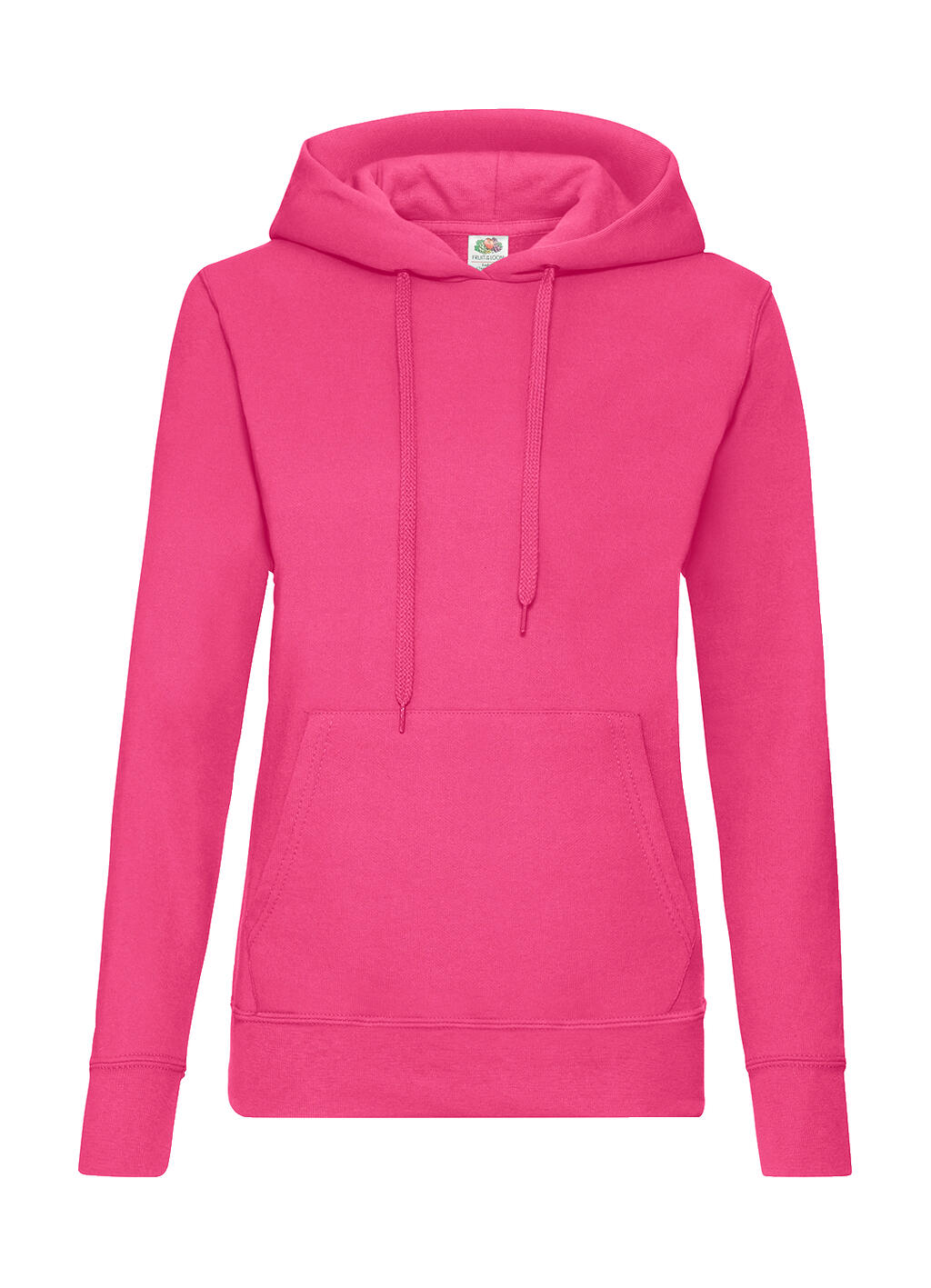  Ladies' Classic Hooded Sweat in Farbe Fuchsia