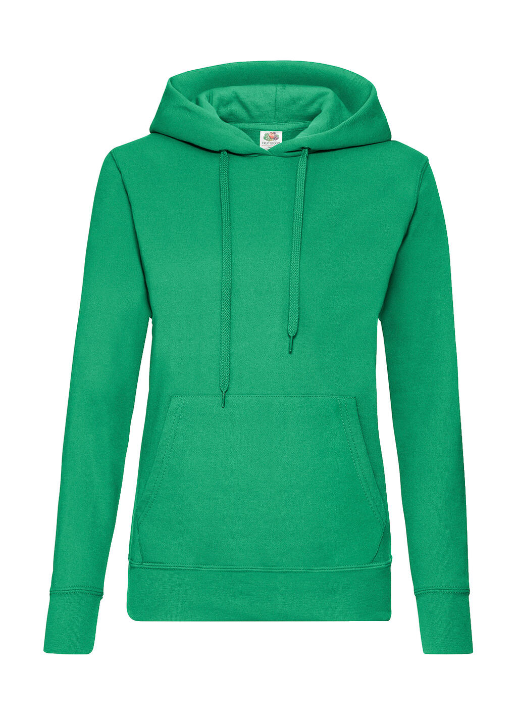  Ladies' Classic Hooded Sweat in Farbe Kelly Green