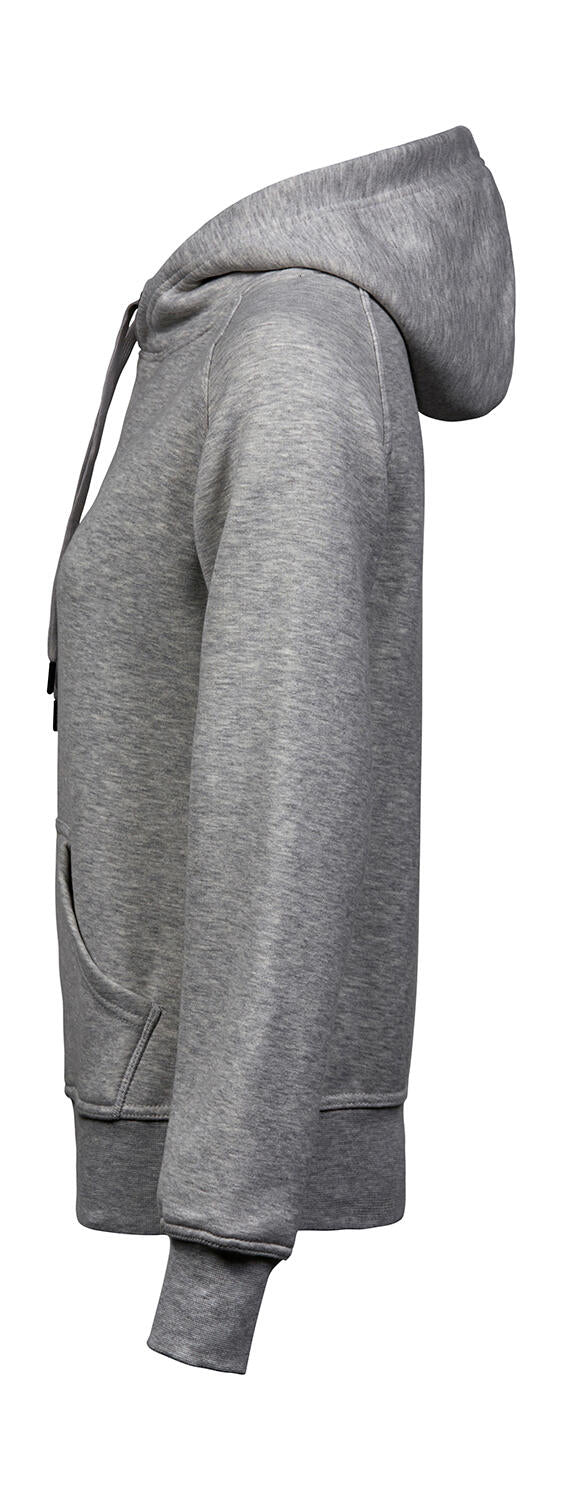  Ladies' Hooded Sweat in Farbe Black