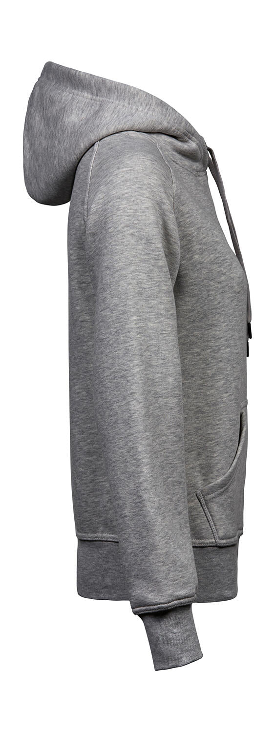  Ladies' Hooded Sweat in Farbe Black