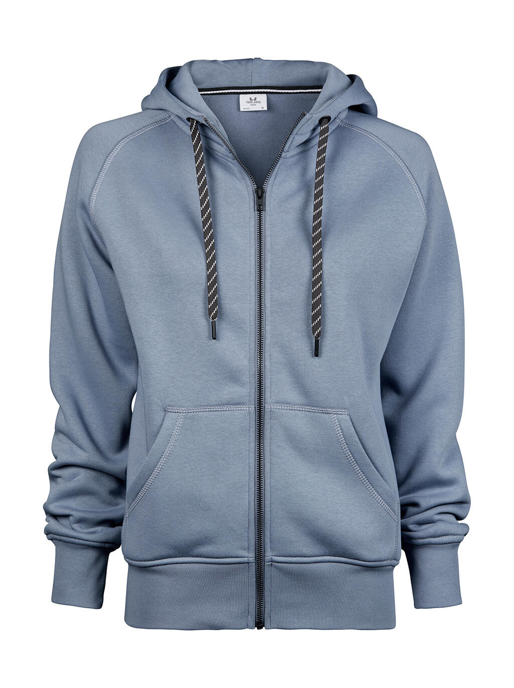  Ladies' Fashion Full Zip Hood in Farbe Flint Stone