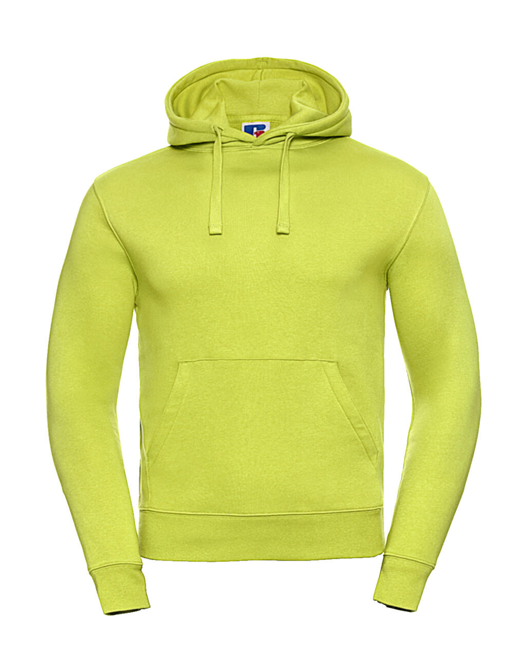  Men's Authentic Hooded Sweat in Farbe Lime
