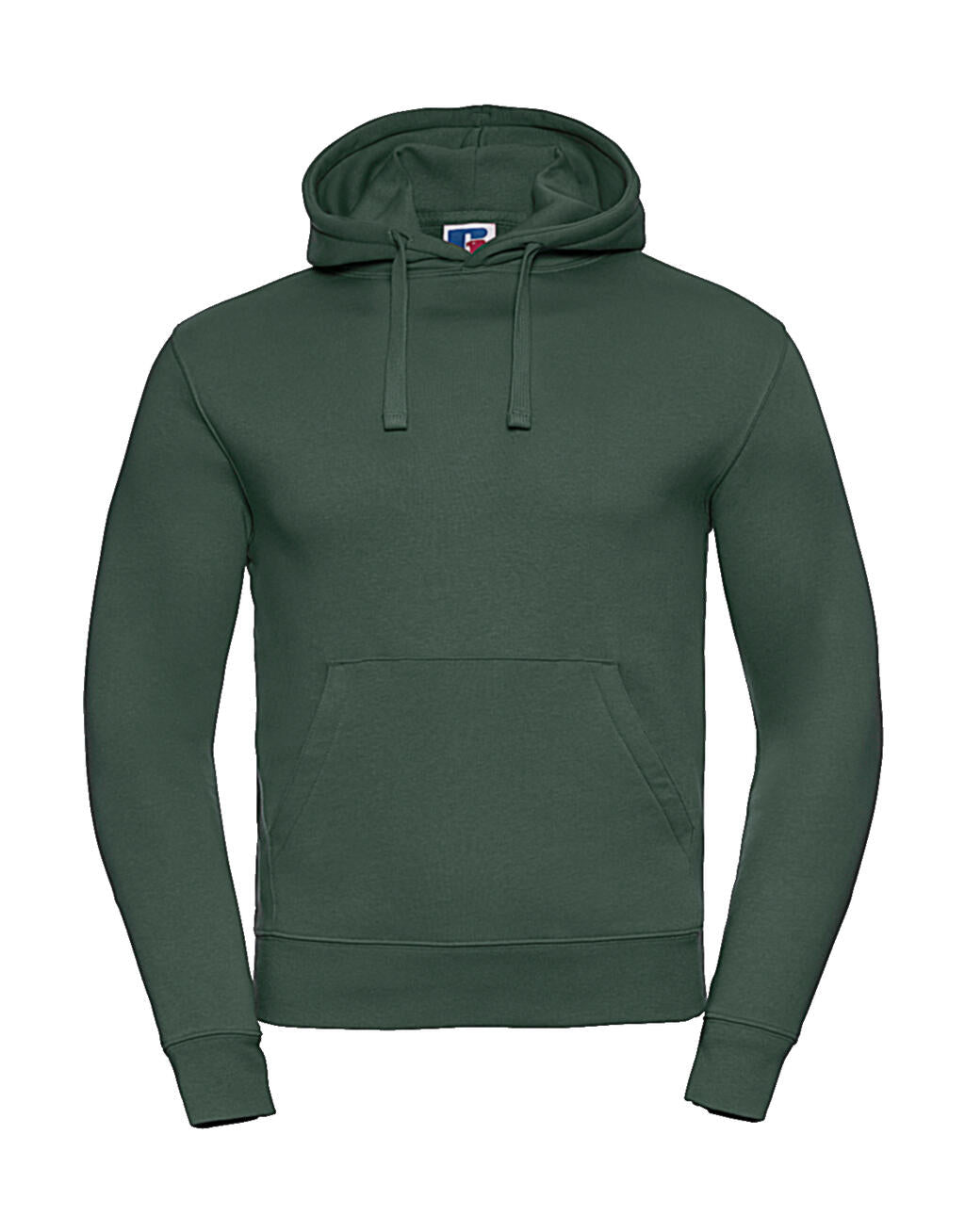  Men's Authentic Hooded Sweat in Farbe Bottle Green