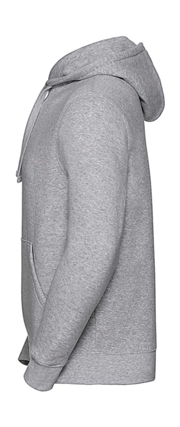  Men's Authentic Hooded Sweat in Farbe White