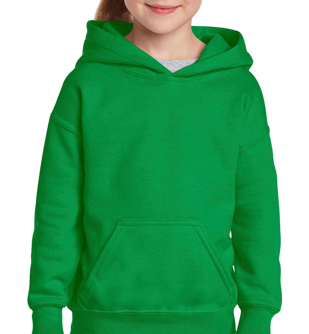  Heavy Blend Youth Hooded Sweat in Farbe Irish Green