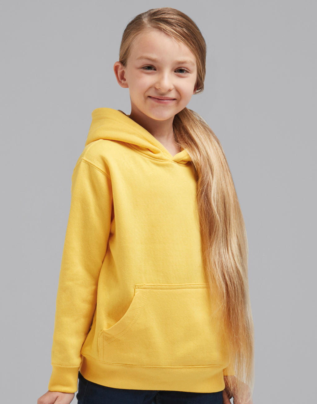  Junior Hoodie in Farbe Black