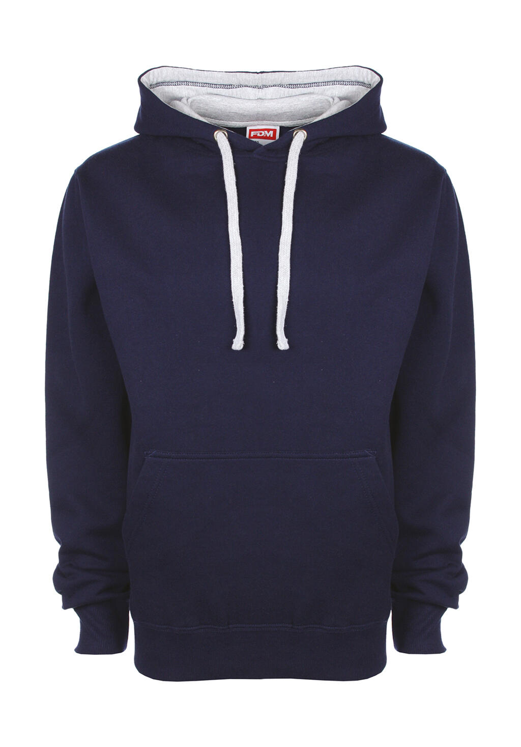  Contrast Hoodie in Farbe Navy/Sport Grey