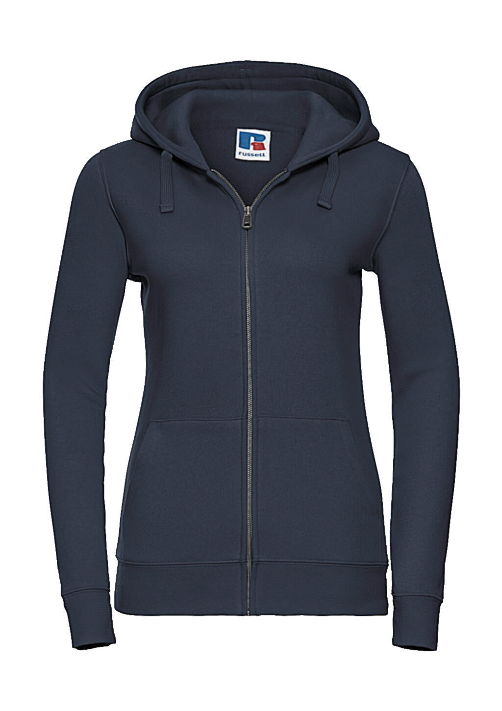  Ladies' Authentic Zipped Hood in Farbe French Navy