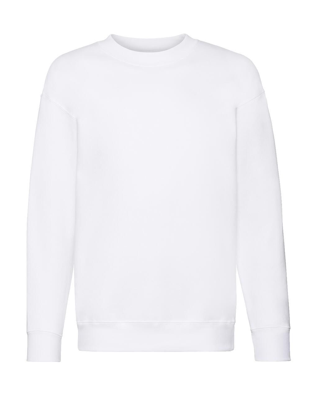  Kids' Premium Set-In Sweat in Farbe White