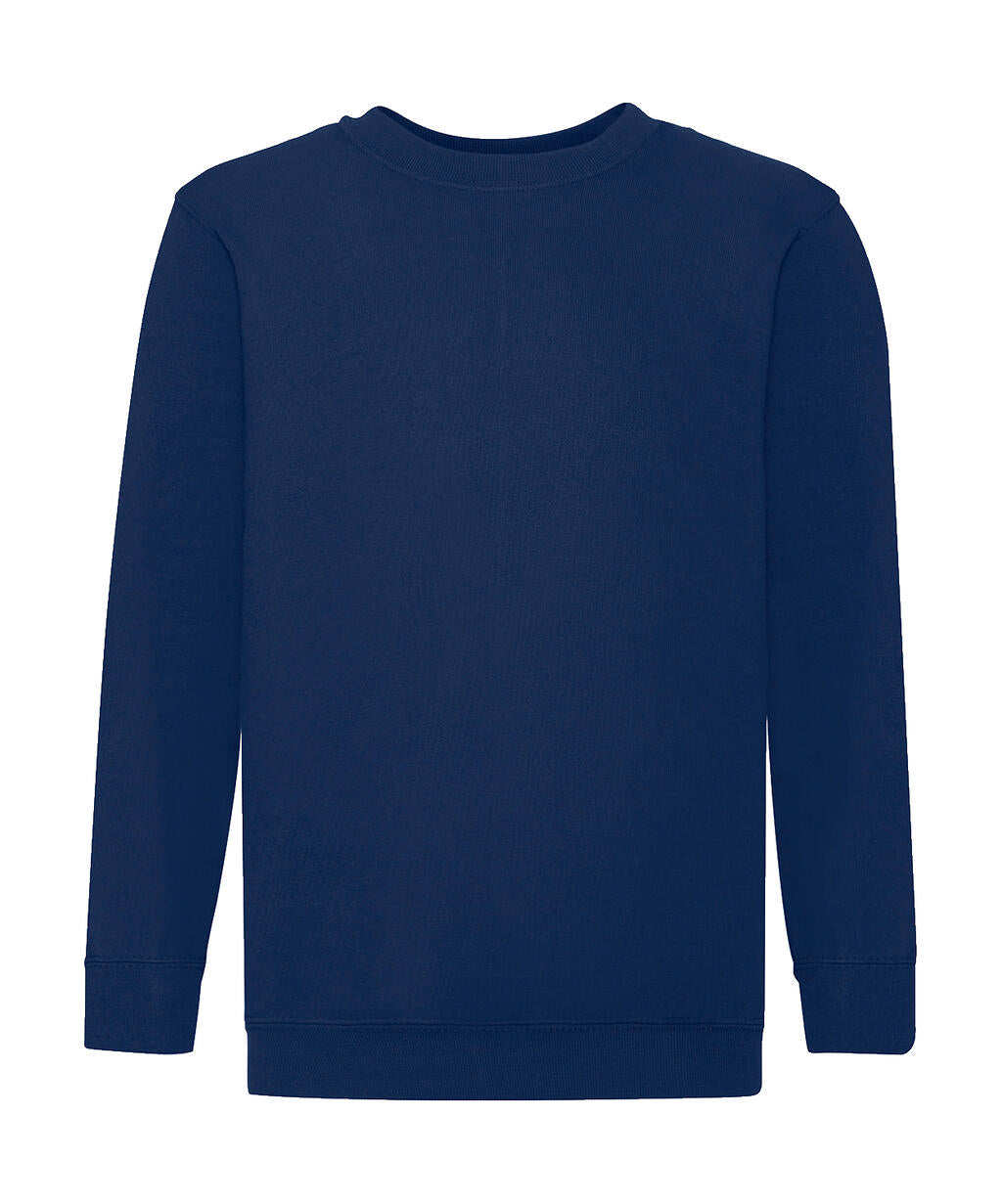  Kids' Classic Set-In Sweat in Farbe Navy