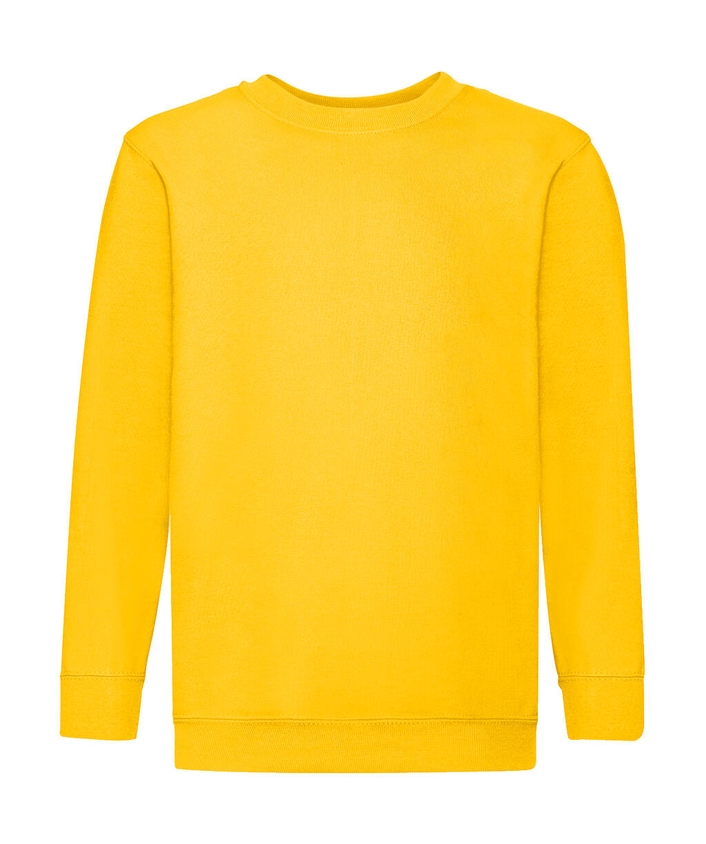  Kids' Classic Set-In Sweat in Farbe Sunflower