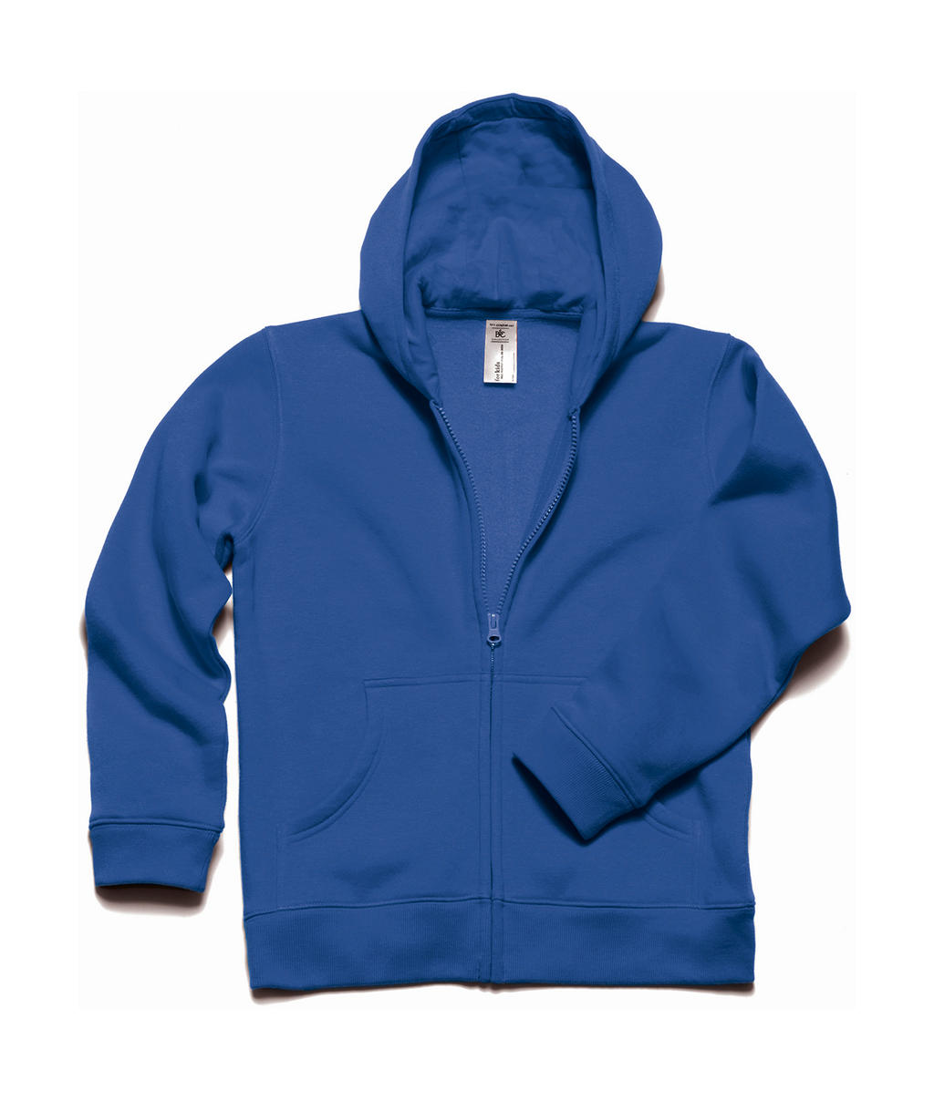  Hooded Full Zip/kids Sweat in Farbe Royal