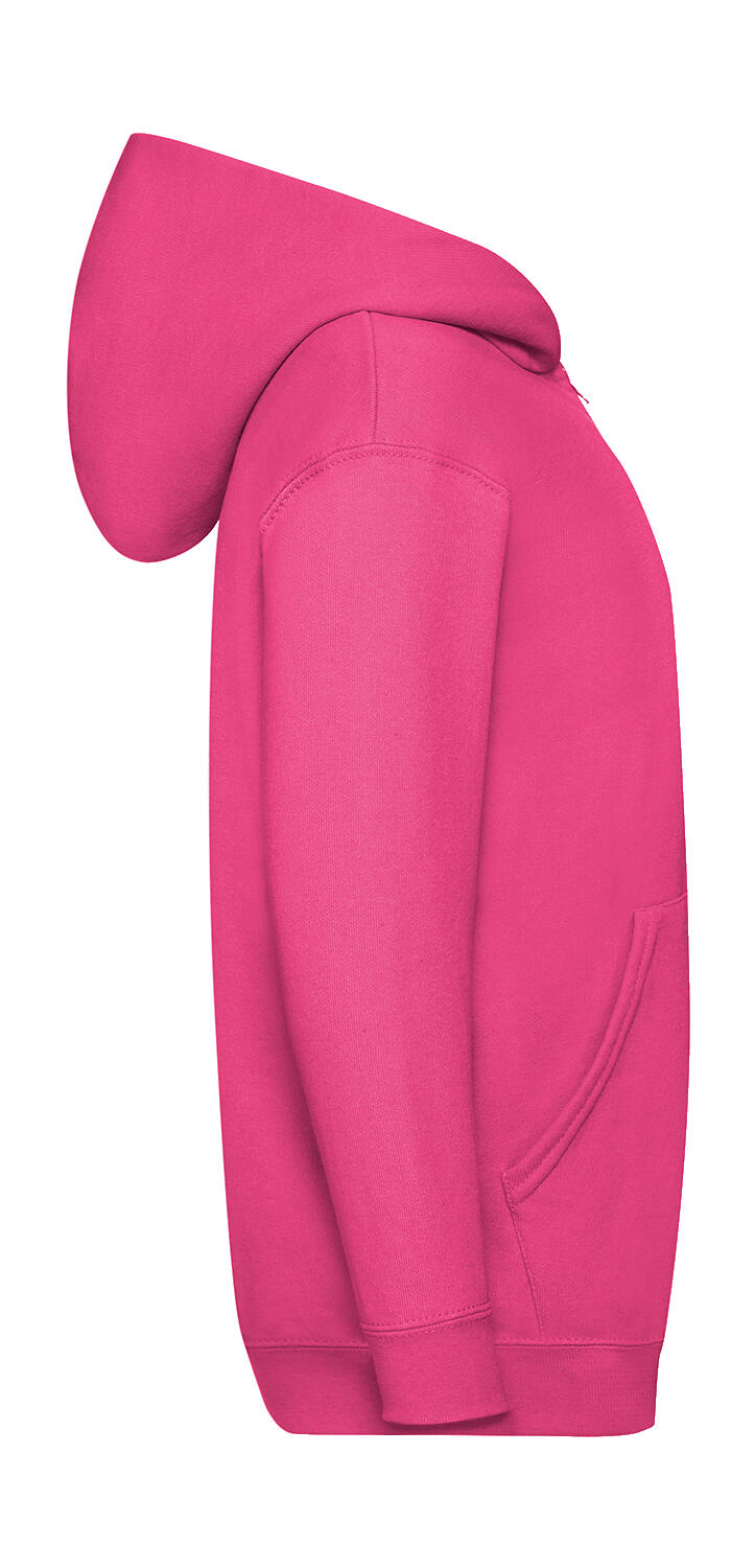  Kids' Classic Hooded Sweat Jacket in Farbe Black
