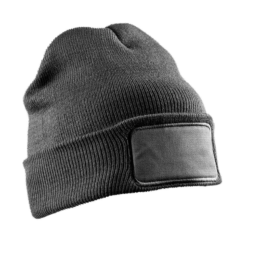  Double Knit Printers Beanie in Farbe Grey
