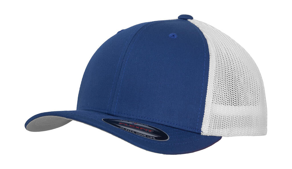  Mesh Trucker 2-Tone Cap in Farbe Black/White