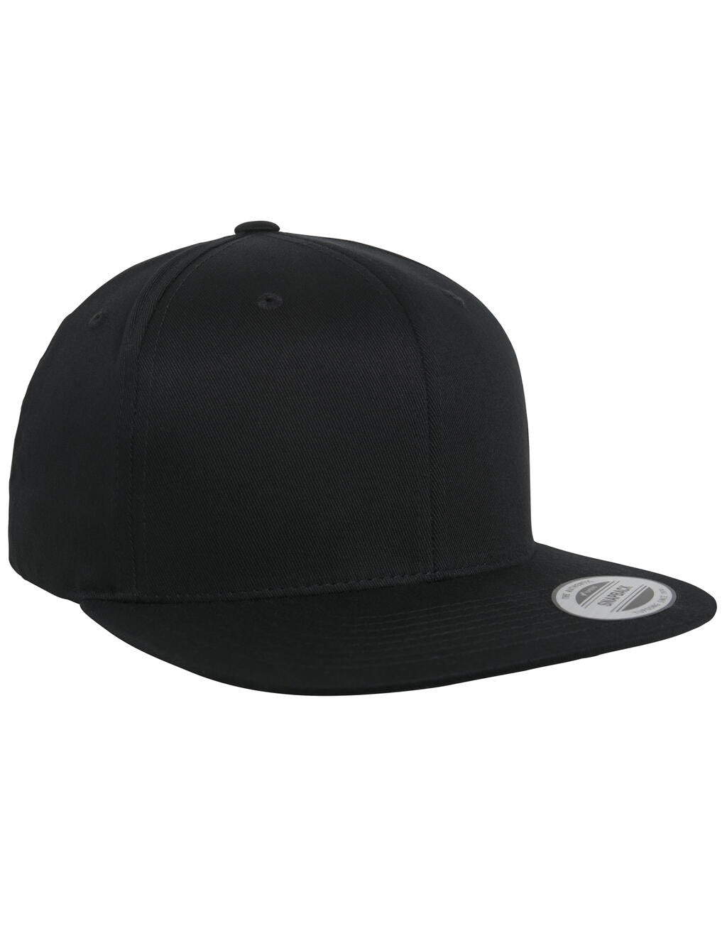  Organic Cotton Snapback in Farbe Black