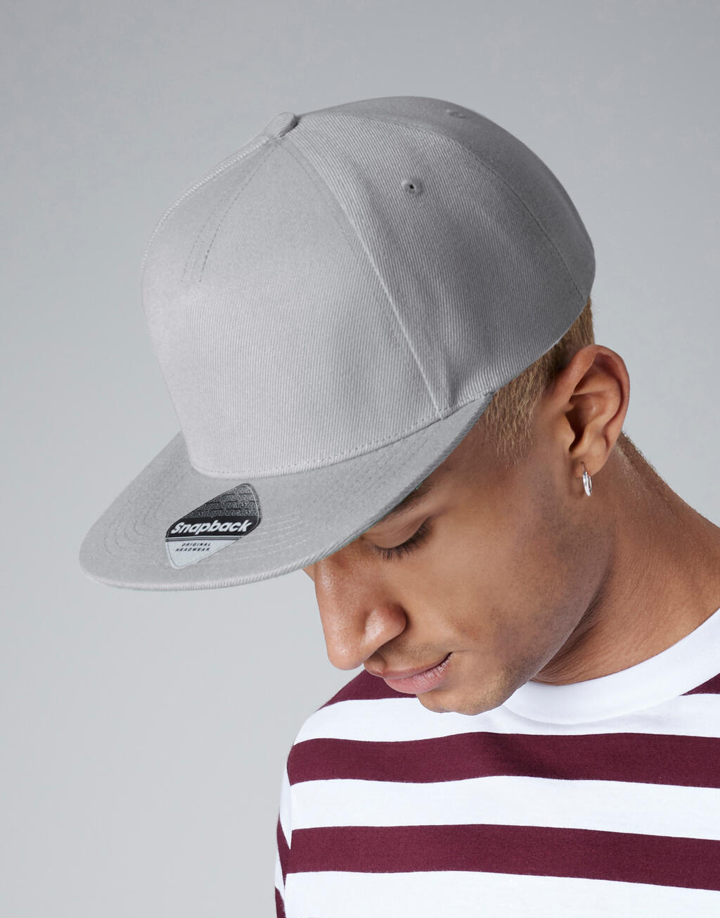  Original Flat Peak Snapback in Farbe White/Black