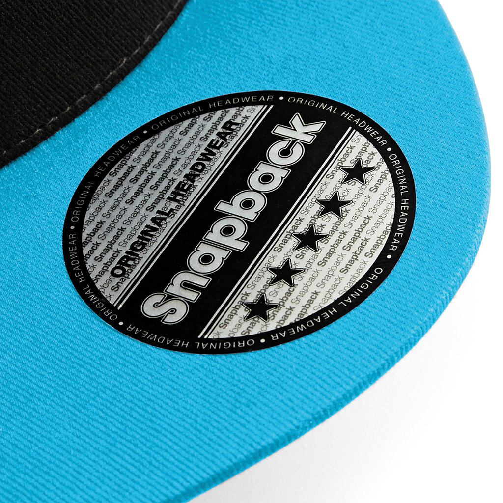  5 Panel Contrast Snapback in Farbe Black/Grey