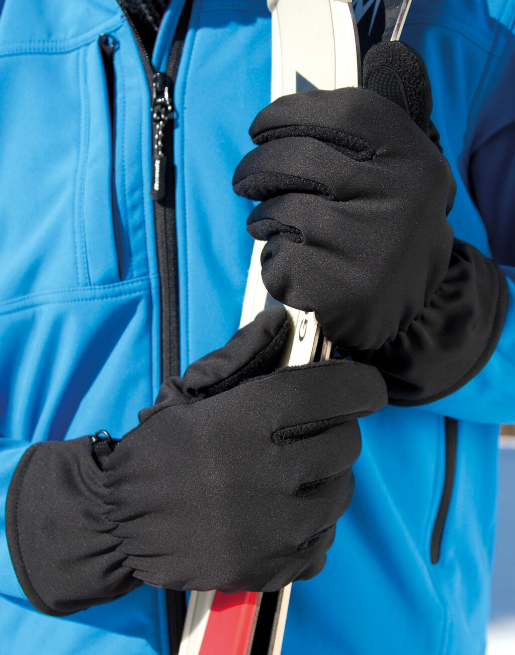  Softshell Thermal Glove in Farbe Black