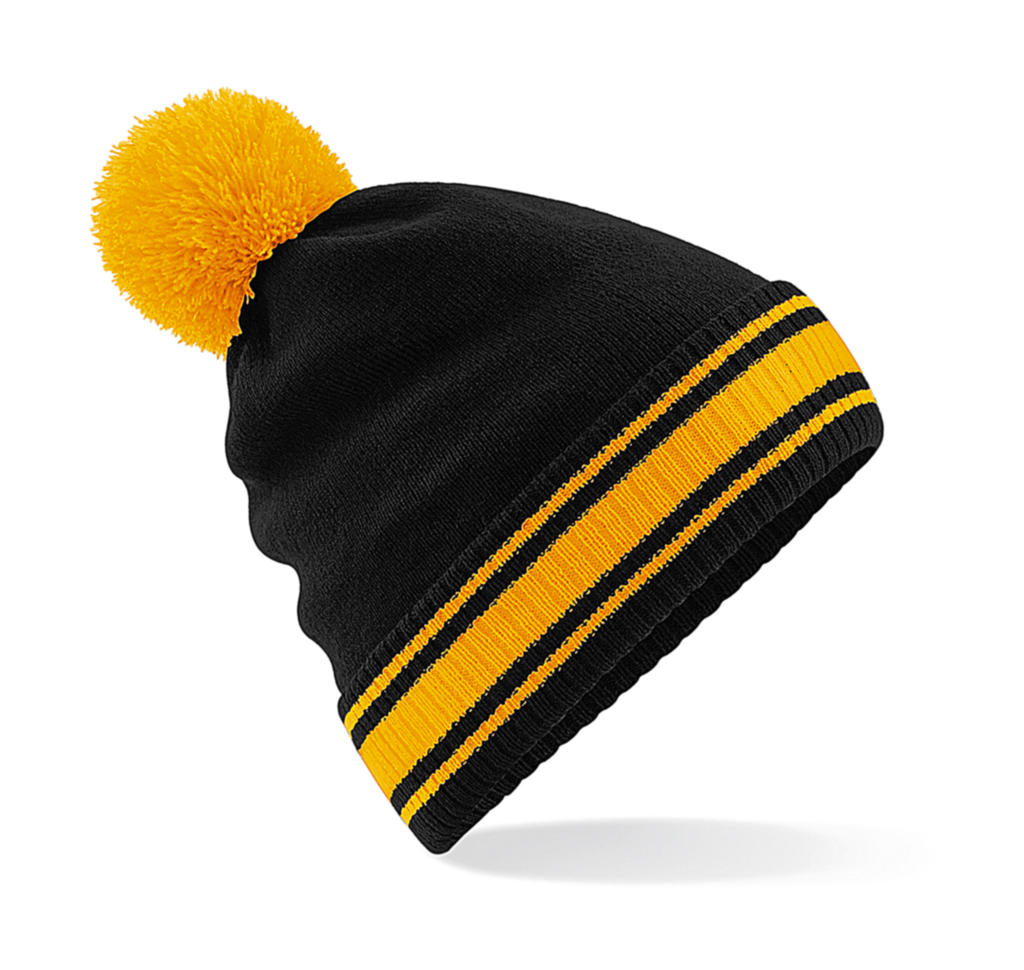  Stadium Beanie in Farbe Black/Gold