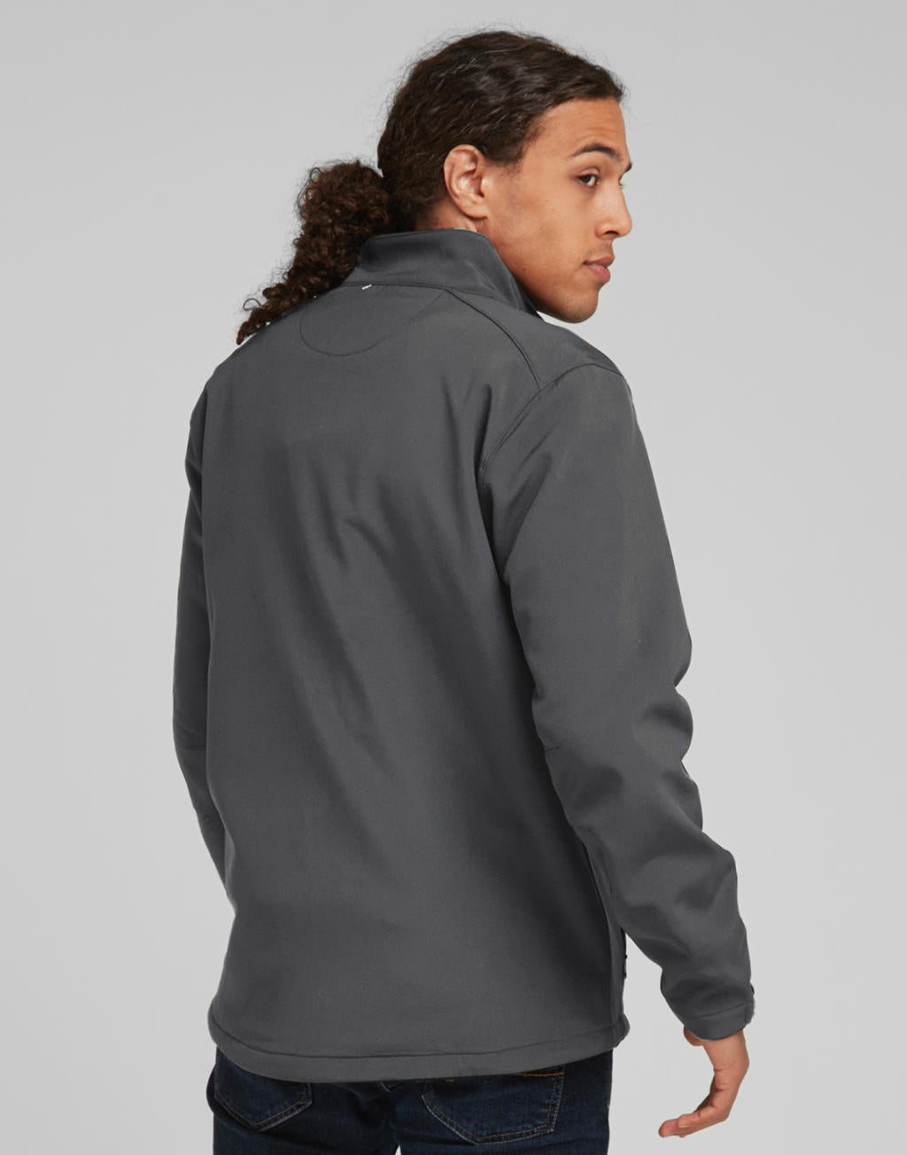  Men's Softshell Jacket in Farbe Black