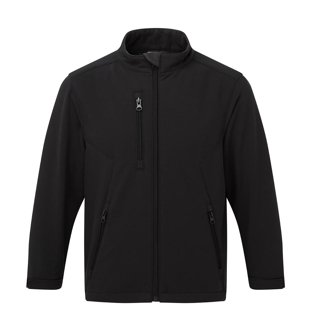  Kids' Softshell Jacket in Farbe Black