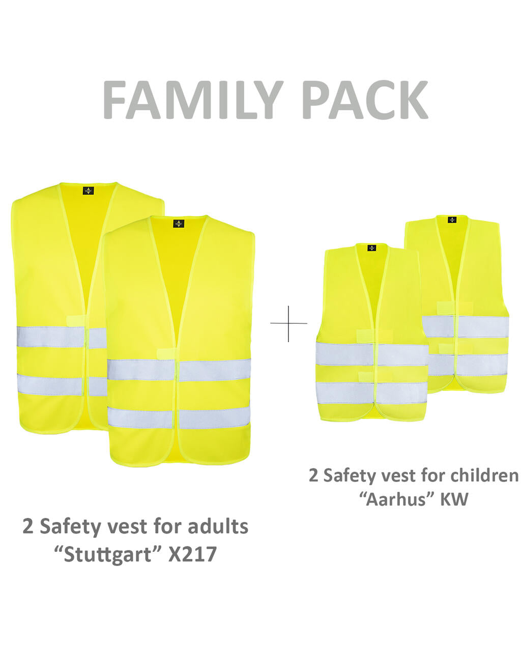 Basic Safety-Vest Family Pack - ShirtStore