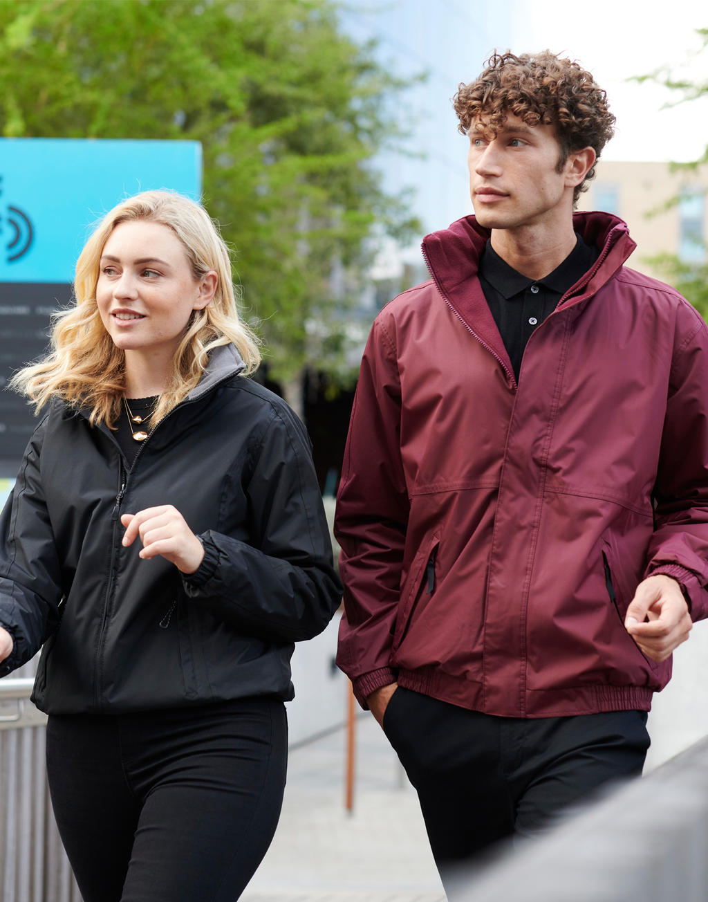  Dover Bomber Jacket in Farbe Black/Ash