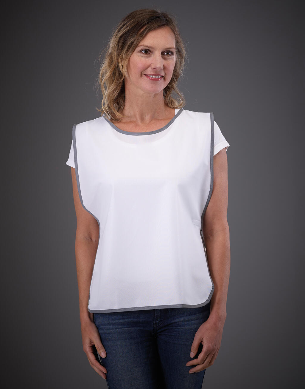 Fluo Reflective Border Tabard in Farbe White