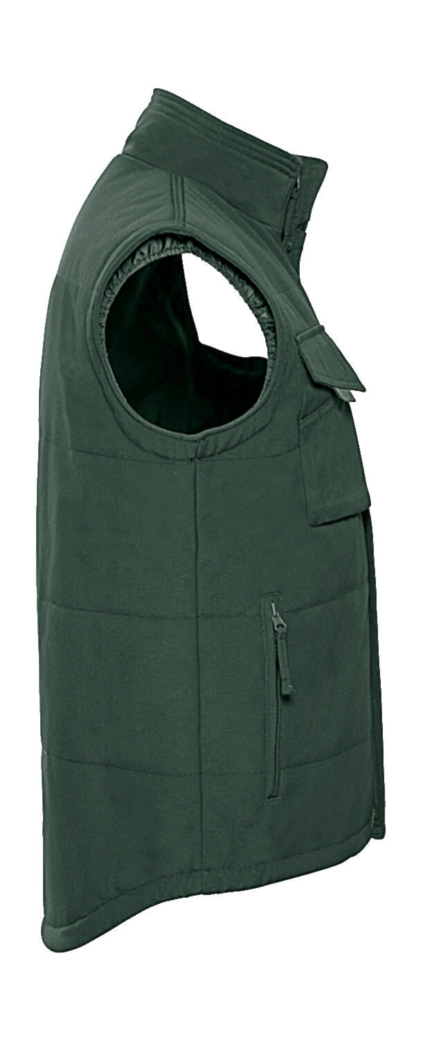  Heavy Duty Workwear Gilet in Farbe Black