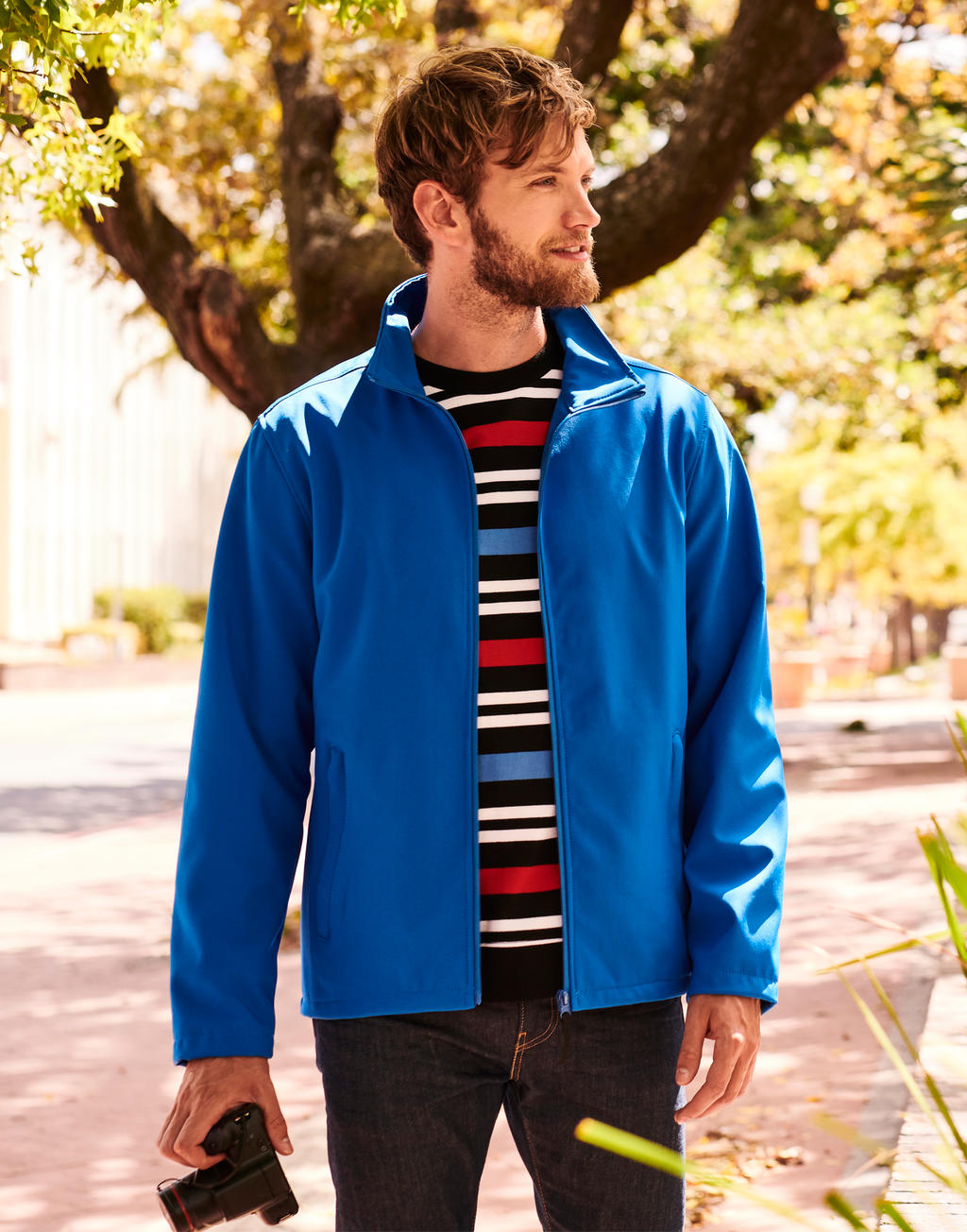  Classic Softshell Jacket in Farbe Black