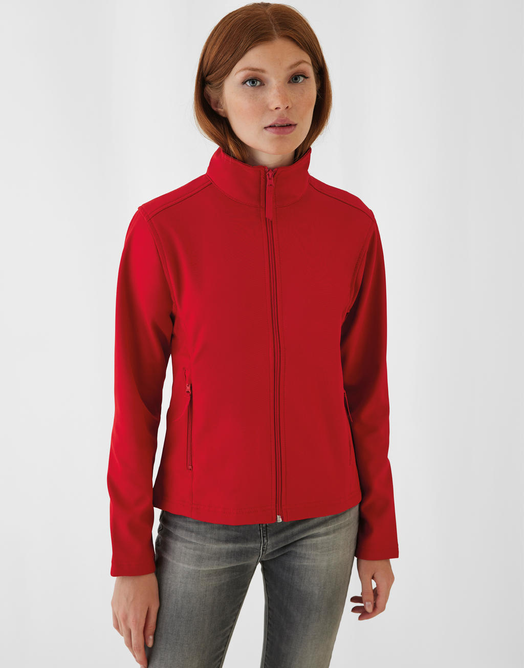  ID.701/women Softshell Jacket  in Farbe White/White