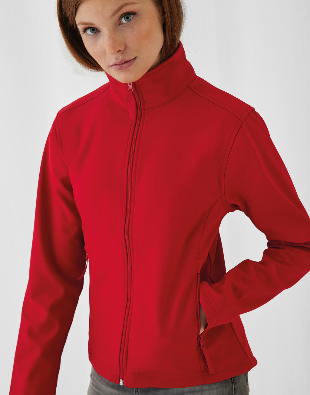  ID.701/women Softshell Jacket  in Farbe White/White