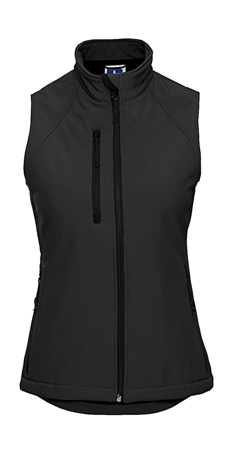  Ladies' Softshell Gilet  in Farbe Black