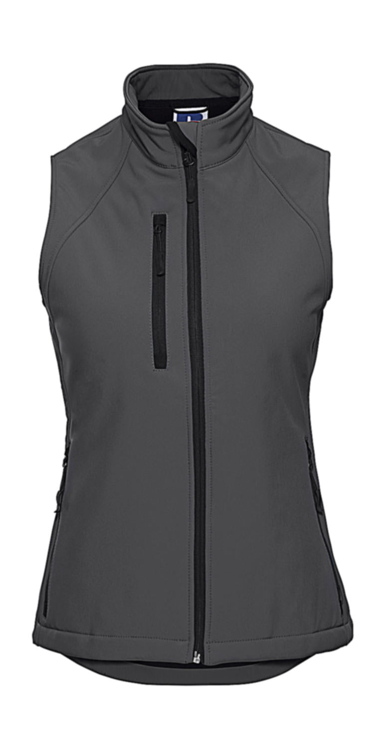  Ladies' Softshell Gilet  in Farbe Titanium